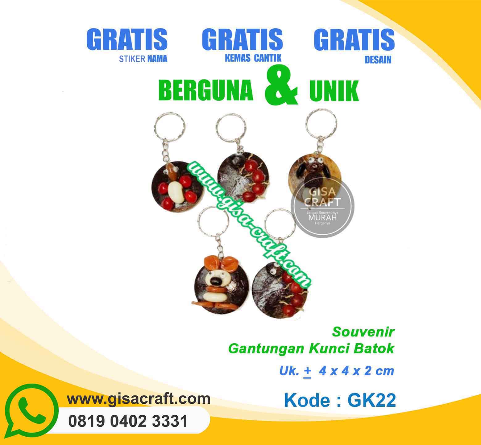 Gantungan Kunci Batok Kelapa: Souvenir Cilacap yang Membanggakan